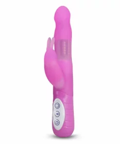 Layla Artiche Pink - Wibrujący model obrotowy z 7 trybami, silikonowy