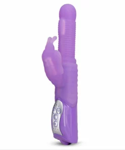 Layla Cartamo Vibrator Purple - silikonowy masażer z rotacją