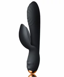 Rocks-Off Every Girl Black - model dwusilnikowy, silikonowy, czarny