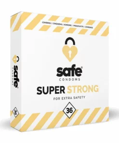 Safe Super Strong 36 szt. prezerwatywy lateksowe wzmocnione 53 mm
