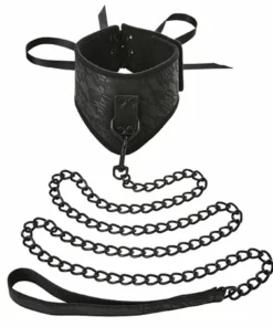 Sportsheets Sincerely Lace Posture Collar & Leash - koronkowy zestaw z gorsetowym sznurowaniem