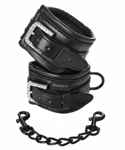 Sportsheets Sincerely Bling Cuffs eleganckie kajdanki z cyrkoniami 25,4 cm