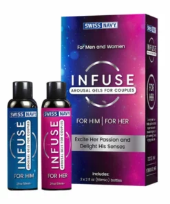 Swiss Navy Infuse 2-in-1 Żel stymulujący dla par 2x59ml zestaw