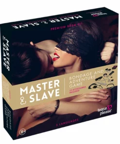 Tease & Please Master & Slave Bondage Game zestaw akcesoriow beżowy