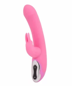 Vibe Therapy Tri Rabbit Pink - wielofunkcyjny model silikonowy, 3 silniki