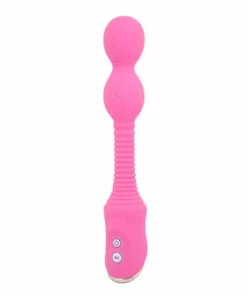 Vibe Therapy Orbito Pink - elastyczny model z podwojnym silnikiem 22 cm