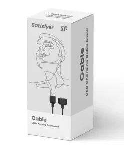 Satisfyer Kabel Ładujący USB Magnetyczny Czarny - Akcesorium Zamienne
