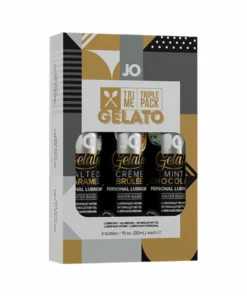 System JO Tri Me Gelato - zestaw 3 smakowych żeli intymnych 3x30ml