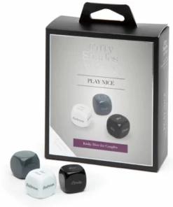 Lovehoney Fifty Shades of Grey Play Nice Kości do Gry dla Par 3 szt.
