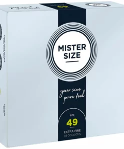 Mister Size Prezerwatywy 49 mm 36 sztuk - indywidualny rozmiar i komfort