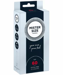Mister Size Prezerwatywy 60 mm 10 szt. - Dopasowany rozmiar, komfort