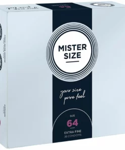 Mister Size 64 mm - prezerwatywy anatomiczne, 36 sztuk, duży rozmiar
