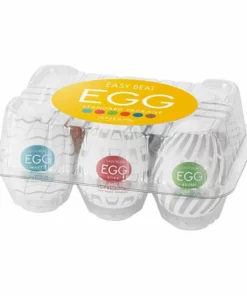 Tenga Egg Serie 3 Zestaw 6 modeli - rożnorodne tekstury, kompaktowe rozmiary