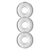 Oxballs Ringer Do-Nut 1 3-pack Clear - Wytrzymałe pierścienie FLEX-TPR