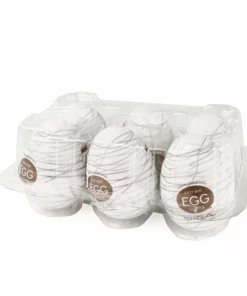 TENGA Egg Silky II - Zestaw 6 elastycznych nakładek intymnych