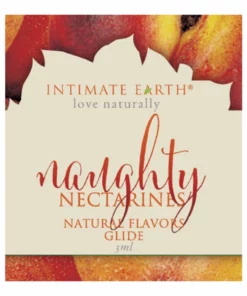 Intimate Earth Natural Flavors saszetka 3 ml o aromacie nektarynki