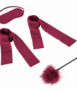 Sportsheets S&M Enchanted Starter Kit zestaw akcesoriow burgundowy