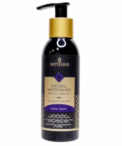 Sensuva Natural Water-Based żel nawilżający jagodowy 125 ml