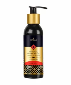 Sensuva Natural Water-Based Lubrykant Truskawkowy 125ml hypoalergiczny