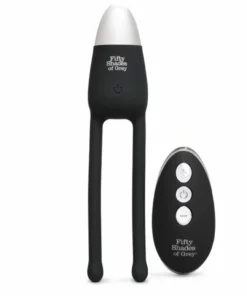 Fifty Shades of Grey Relentless Vibrations - bezprzewodowy system intymny USB czarny