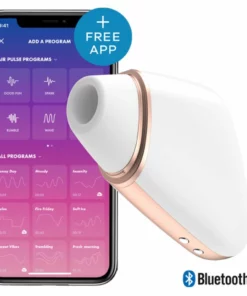 Satisfyer Love Triangle White - urządzenie z technologią Air Pulse, biel