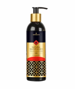 Sensuva Natural Water-Based Strawberry żel nawilżający 240 ml