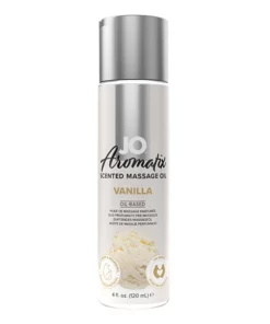 System JO Aromatix Olejek do masażu Wanilia 120 ml, witaminy i jojoba