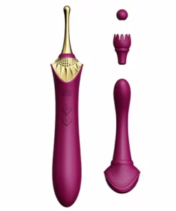 ZALO Bess Velvet Purple - wielofunkcyjny model z 3 nakładkami, fioletowy