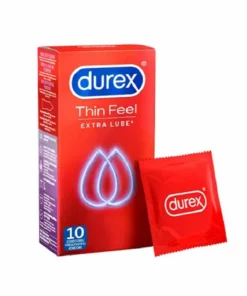 Durex Thin Feel Extra Lube 10 szt. - ultracienkie z dodatkowym lubrykantem