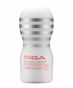 Tenga Original Vacuum Cup Gentle - biały, anatomiczny system prożniowy 15cm