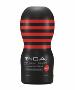 Tenga Original Vacuum Cup Strong czarny - zaawansowana maszyna intymna 15 cm