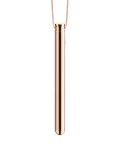 Le Wand Vibrating Necklace Rose Gold - stylowy naszyjnik z funkcją masażu