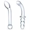 Glas G-Spot Pleasure Set - zestaw szklanych aplikatorow, zakrzywione