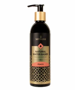 Sensuva Natural Water-Based Peach 240 ml - żel nawilżający o zapachu brzoskwini