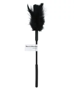 Sportsheets Black Feather Tickler - Akcesorium do łaskotania 33 cm