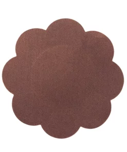 Bye Bra Satynowe Osłonki Brązowe XL - Hipoalergiczne, 8cm