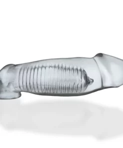 Oxballs Hulk Transparent - Anatomiczna nakładka powiększająca flexTPR 28 cm
