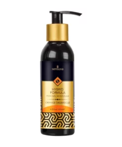 Sensuva Hybrid Kremowy Lubrykant Pomarańczowy 125ml, formuła wodno-silikonowa