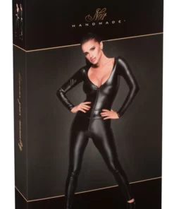 Noir Handmade Kombinezon Powerwetlook Czarny S Dwukierunkowy Zamek