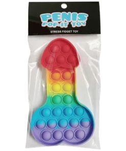 Kheper Games Pop-It Rainbow - Antystresowa zabawka fidget, tęczowa