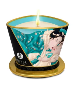 Shunga Island Blossom - Świeca do masażu z kwiatowym aromatem 170ml