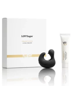 YESforLOV LovFinger - Wibrujący Pierścień na Palec + Żel Stymulujący 10g