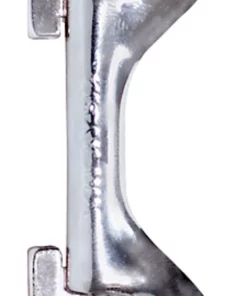 ZADO Karabińczyk Podwojny Metalowy Srebrny 10 cm - Akcesorium do Przebrań