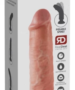Pipedream King Cock 20 cm Model z Przyssawką Jasny Beżowy PVC