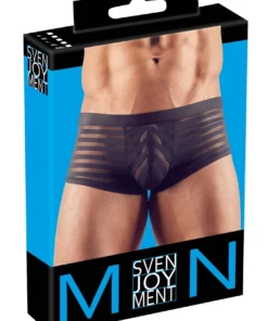 Svenjoyment Bokserki Męskie XL Czarny Połprzezroczysty Design