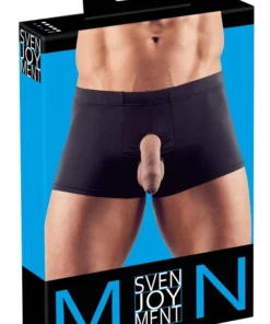 Svenjoyment Bokserki męskie XL czarne z anatomicznymi otworami