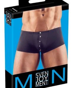 Svenjoyment Bokserki Męskie Elastyczne z Zatrzaskami Czarny M