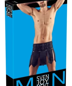 Svenjoyment Spodnica męska gladiatorska czarna XL, elastyczna