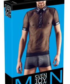 Svenjoyment Koszulka Polo Mesh Czarna XL z Kołnierzykiem Męska