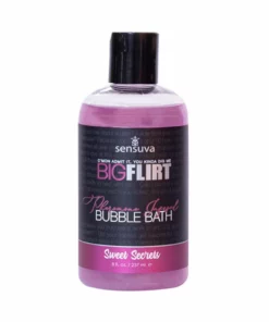 Sensuva Big Flirt Bubble Bath Sweet Secrets płyn do kąpieli z feromonami 237ml